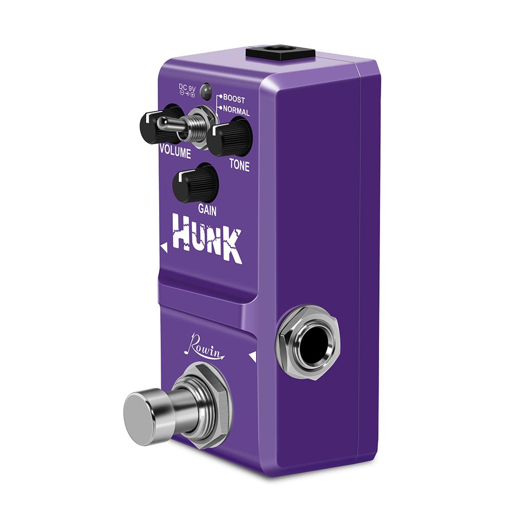 ROWIN HUNK Distortion Guitar Pedal Classic British Style Distortion Effect Pedal Guitar True Bypass Parts & Accessory