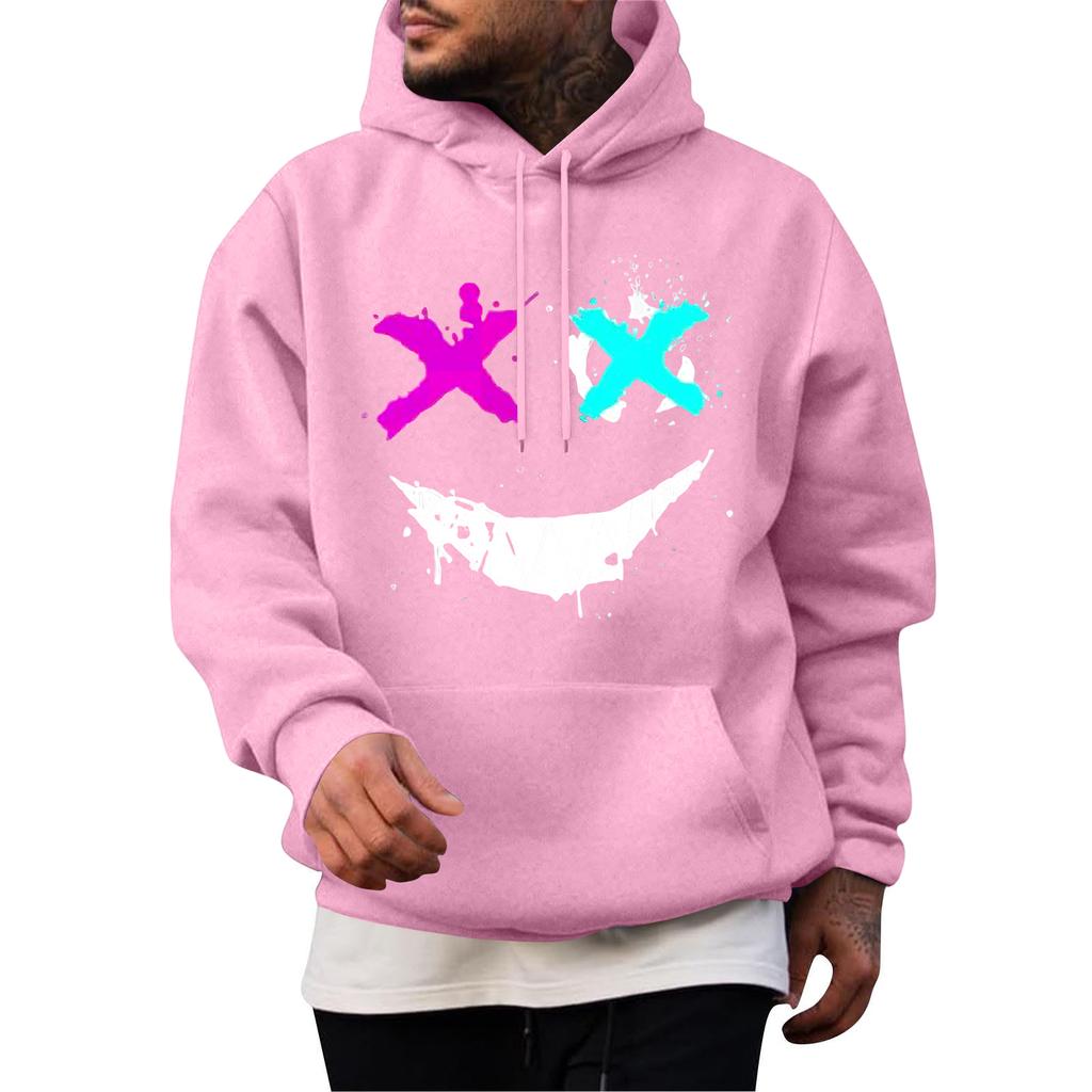 Men's Casual Hoodie Fashion  Sweatshirt With Hood Leisure Tops Teenager Streetwear Fashion Long Sleeve Shirt Warm