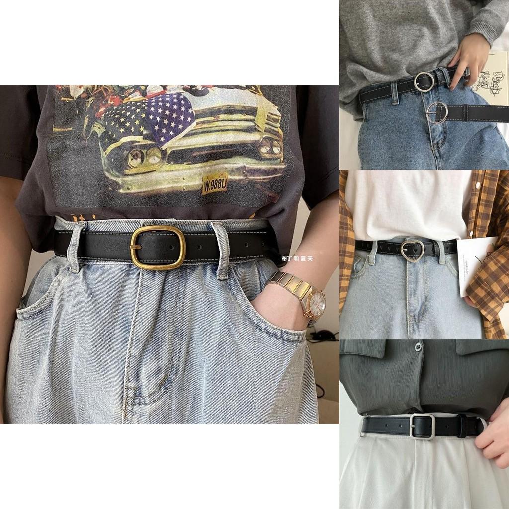 Trendy Student Style Pu Waist Belt Unisex Available In Multiple Black And Brown Designs