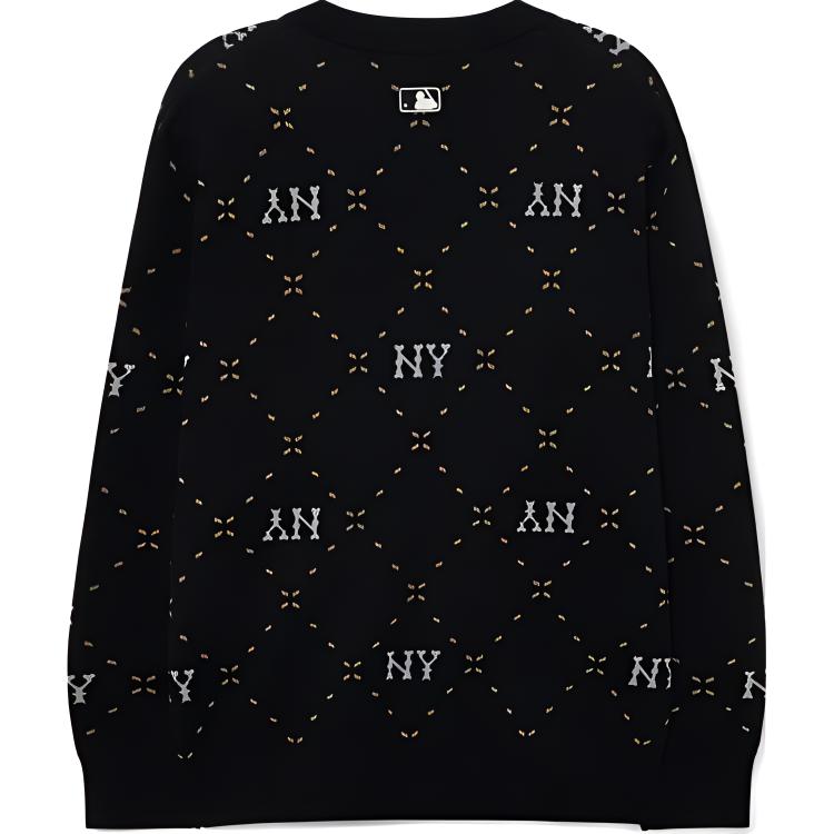 New MLB Knitwear Unisex Black 3AKCM0431-50BKS