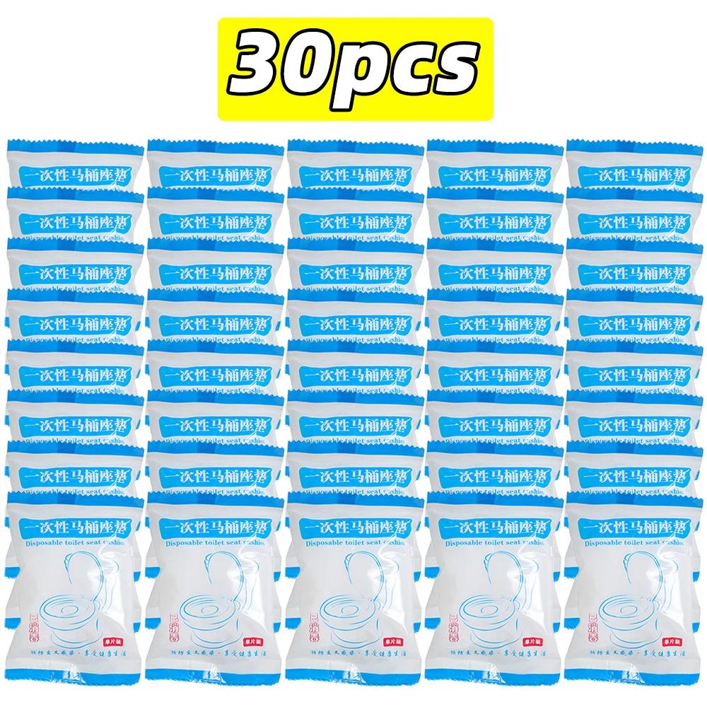 Disposable Toilet Seat Cover Waterproof Non-woven Travel Hotel Bathroom Protective Mat Single Packaging Seat Cushion Accessories