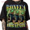 Boneca Ambalabu Bootleg Rap T Shirt Brain RoT Italian Brainrot Meme Silly Vintage Washed Top For Everyday Wear Designer Clothes