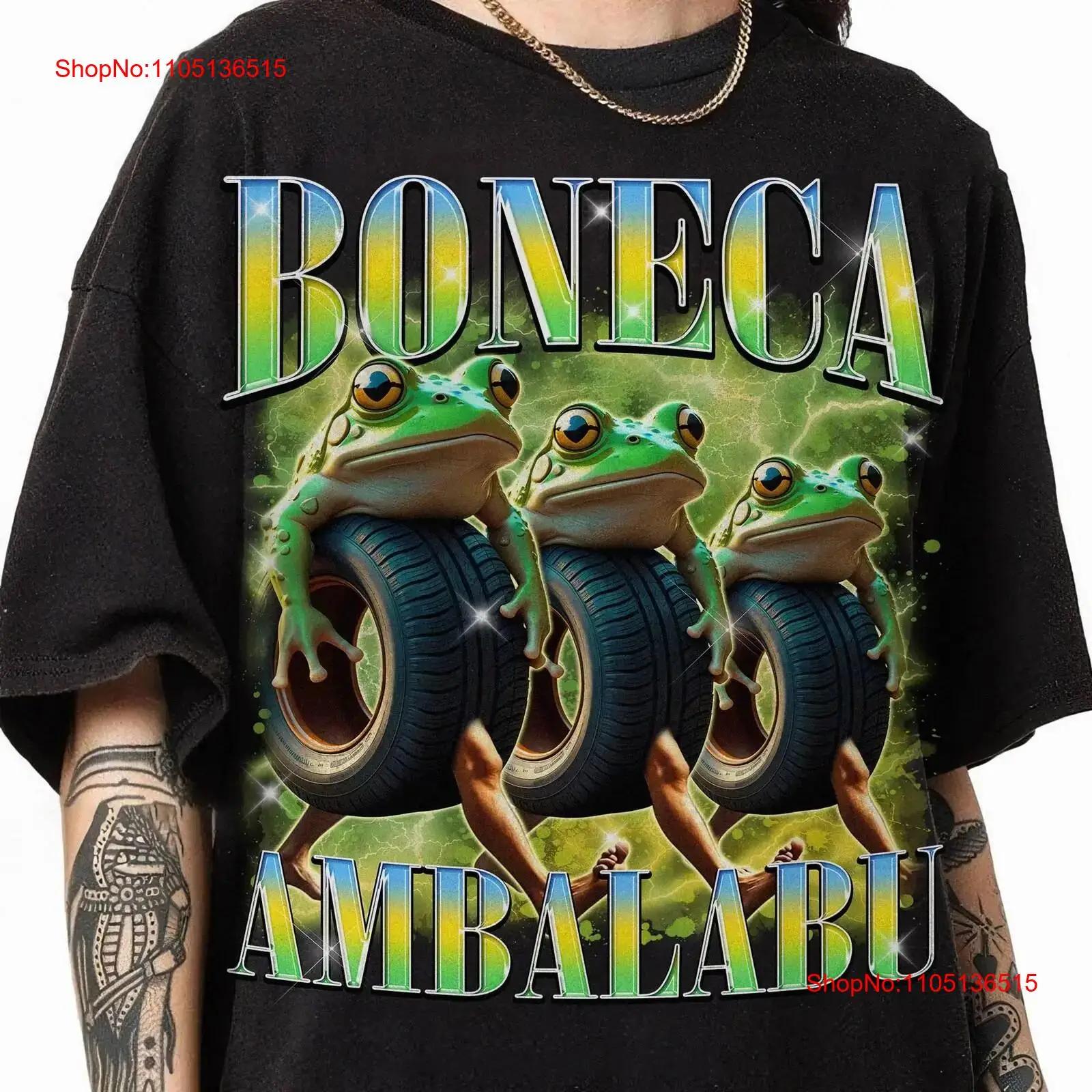 

Boneca Ambalabu Bootleg Rap T Shirt Brain RoT Italian Brainrot Meme Silly vintage Washed Top For Everyday Wear designer clothes 5XL різнокольоровий