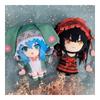 Niedlicher Cartoon-Stil Kurumi Tokisaki Und Vierzehnte Plüschtierpuppe Kristall Ultra Weiches Kuscheltier