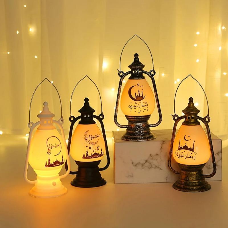 Muslim Decorations, LED Candle Lights, Ramadan Decorative Lantern Lights, Eid Al Fitr Decoration Home Party Gifts