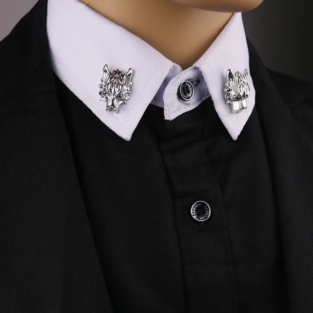 I-Remiel Vintage Driehoek Kroon Kraagspeld voor Mannen Vrouwen - Uitgesneden Broche Embleem Sieraden voor Shirt Pak Accessoires