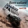 RC Crawler 4x4 Car MN128  2.4G Climbing Buggy Professional with LED Light Full Scale Remote Control Cars Toys for Boys Gift