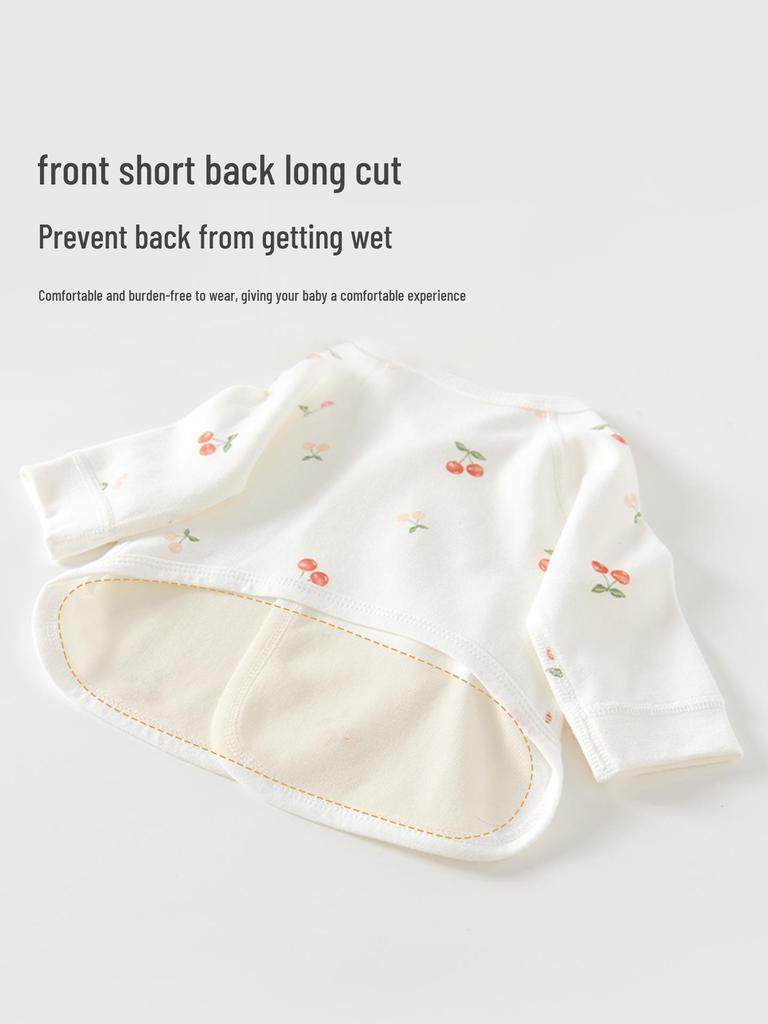 Newborn Half-Back Shirt - Pure Cotton, Class A - 0-3 Months