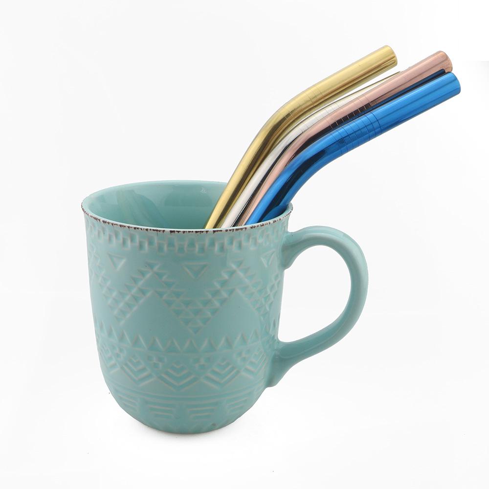 High Quality Metal Straw Stainless Steel Straw Reusable Drinking Straws Diameter 12mm Tube Smoothies Tapioca Pearls Bar Party