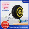 6.5" Luminous Brushless Hub Motor for Balance Bike, 36V 350W Electric Modification.