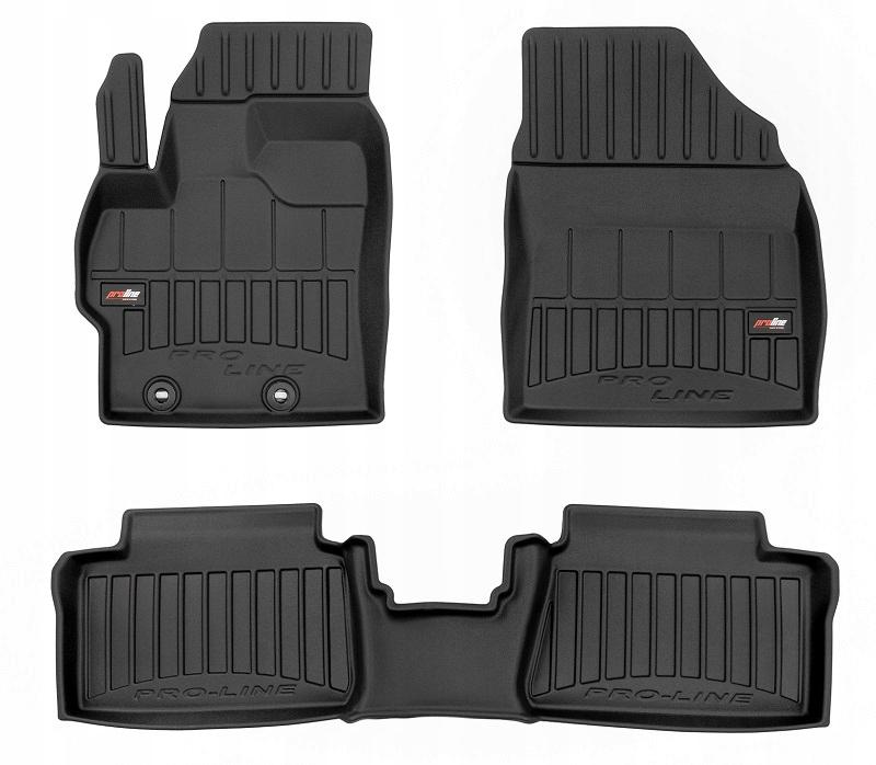 Rubber Mats And Wiper Mat Peugeot 2008 2 From 2019 - 3D Trays