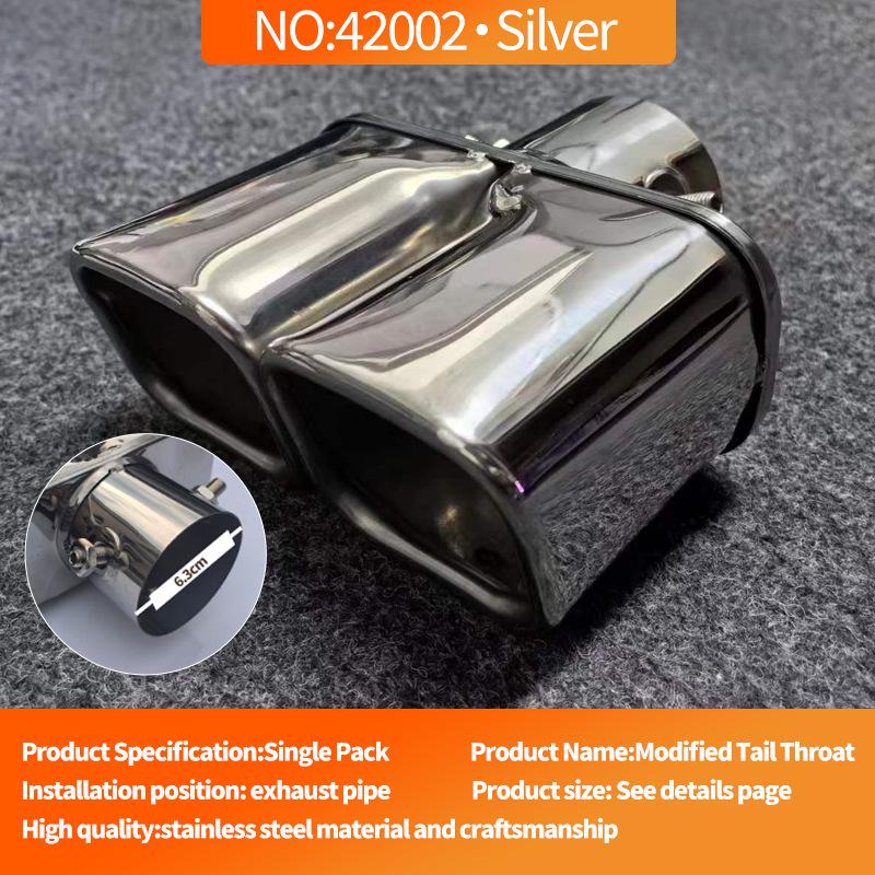 Fits BYD F0 (2013-2017), Volkswagen Lavida, Mazda 3 Xingcheng Dual Outlet Exhaust Tailpipe