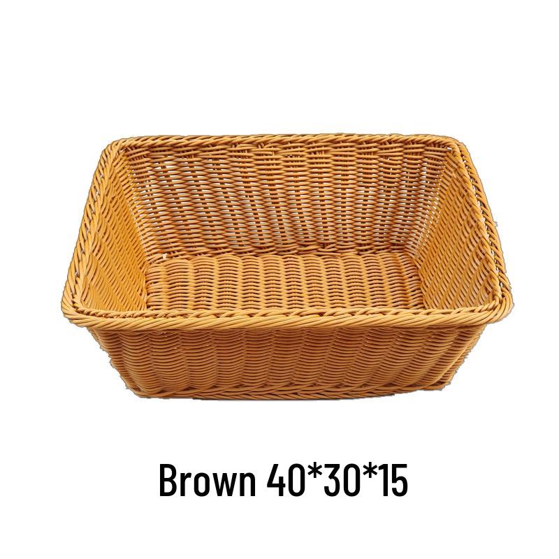 Handwoven Rattan Storage Basket