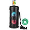 BOOMBOX BT - Compact Bluetooth Stereo Speaker with Built-in Woofer, 600W PMPO. FM, MP3. Built-in Rechargeable Battery. Remote Control