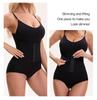 Strappy Shaping Bodysuit with Breast Pads - Bust Support, Tummy Control, Hip Lift, Double-breasted, Triangle Open Crotch Design.