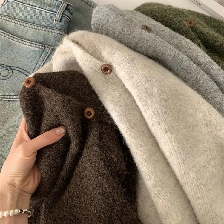 Woman Sweater Vest Sleeveless Retro Preppy Style Autumn Knitwears Waistcoat Outerwears Oversized Coats Winter Sweater Jumpers