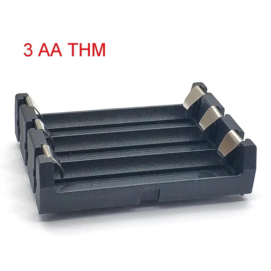 High Quality 1 2 3 AA Battery Box SMT SMD THM 1 2 3 AA Battery Holder Battery Box 14500