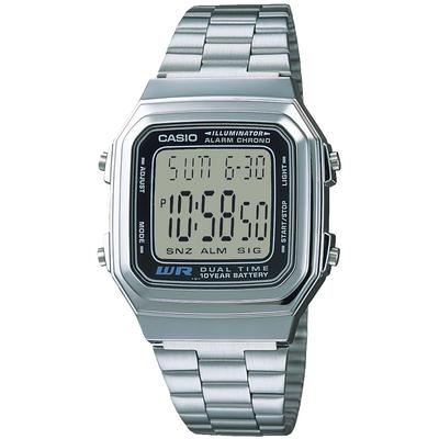 Men's Silver Watch - Casio Collection A178WA-1AJH