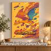 Charizard Custom Name Diamond Painting Personalized 5D Full Drill DIY Diamond Art Home Decor