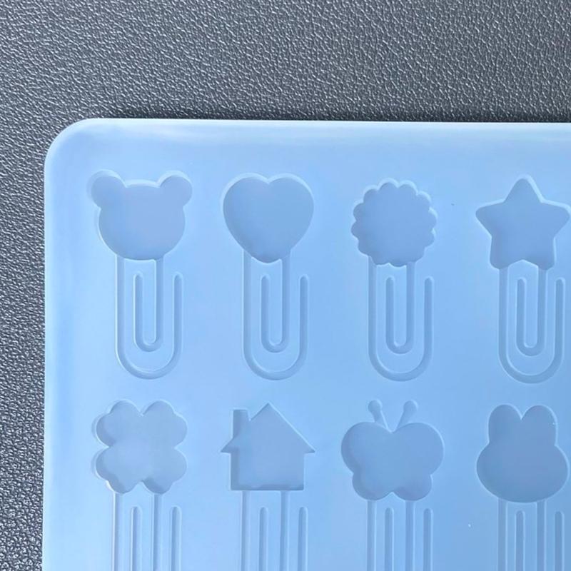 Multifuntional Small Accessories Mold Silicone Crafting Mold Featuring Delicate Paperclip Patterns for Jewelry Creation