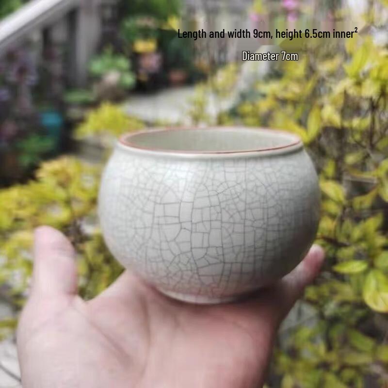 Breathable Large Round Ceramic Planter Pot