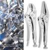 Vice Grip Set Vice G 2Pcs Ground Mouth Straight Jaw Lock   Pliers Locking Pliers Set Hand Tools