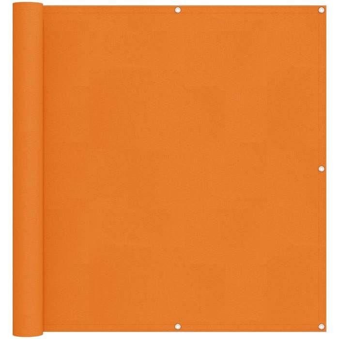Maison Exclusive - Écran de balcon 110 x 800 cm Tissu Oxford Rectangulaire Orange