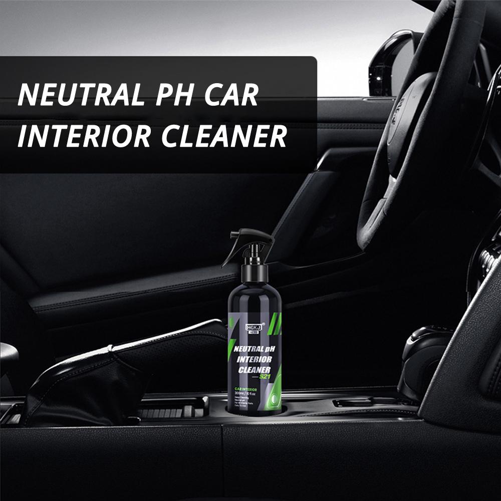 S21 Neutral Car Cleaning Interior Parts Plastic Refreshing Liquid Leather Repair Dry Foam Cleaner Spray Foaming Agent Clean