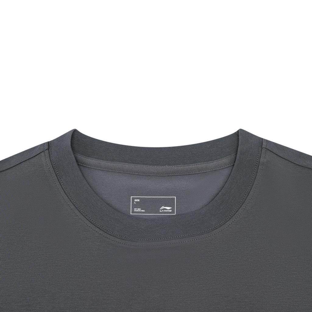 Li Ning Sports Lifestyle Series Round Neck Logo Couple Casual T-Shirt Unisex Tops ATSW285-7