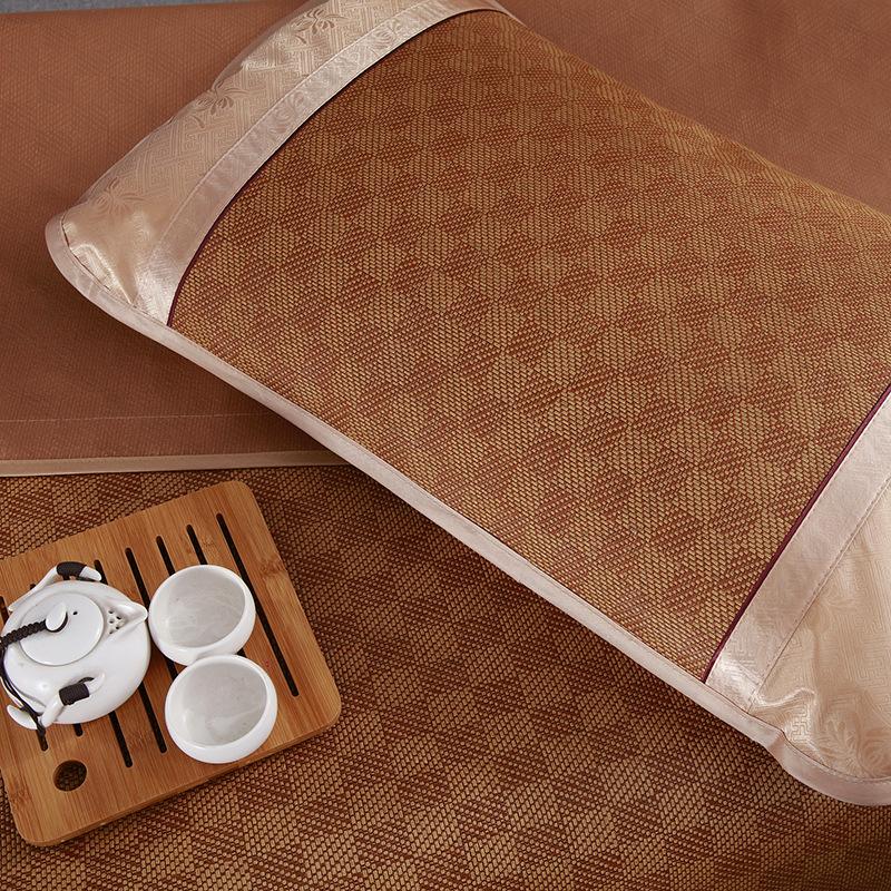 Față de pernă cu miez de viță de vie pentru adulți, de vară, pentru o singură persoană, de mătase cu gheață, de vară, cu miez de bambus, pentru o singură persoană. (Fara Core)