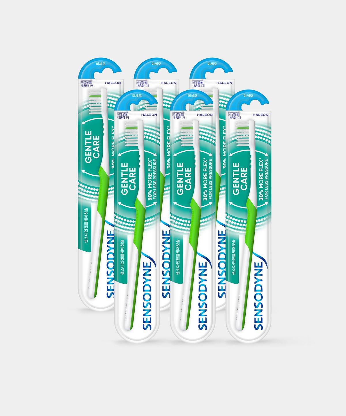 Sensodyne Soft Micro-bristle Gentle Toothbrush 1 Pack x 6