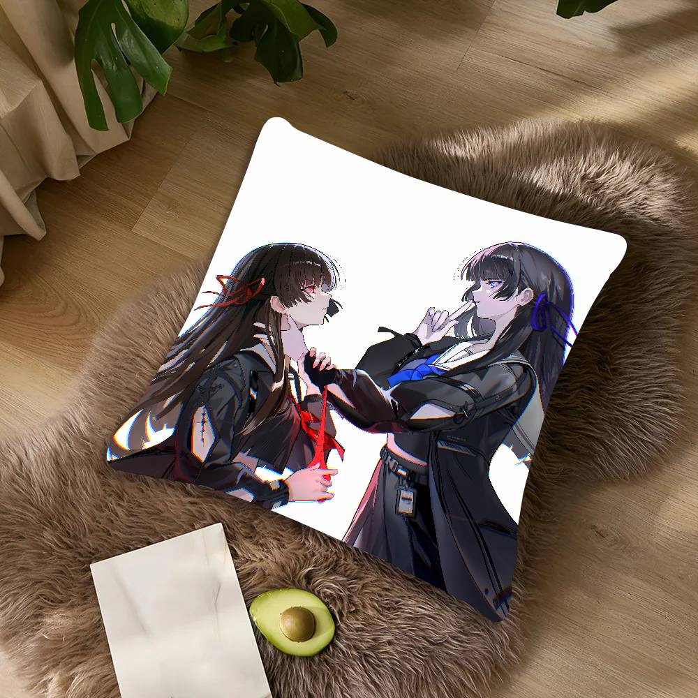 XL Fashion Wuthering Waves Gaming Kawaii HOT Pretty Girl Chisa Pillow CoversSofa Decorative Home Printing Cute Cushion Cover