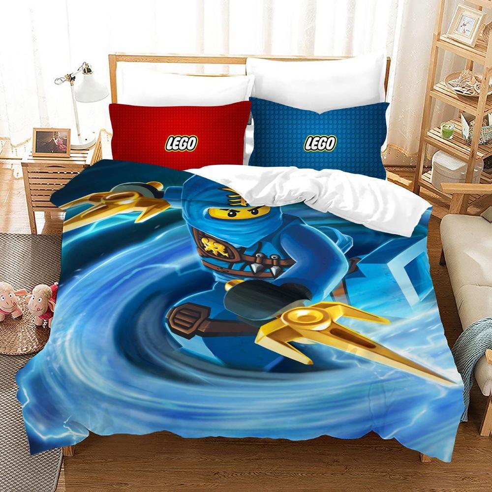 Bedding Kit, Lego Series Size Three-Piece Set Can Be Used For 3D Digital Printing