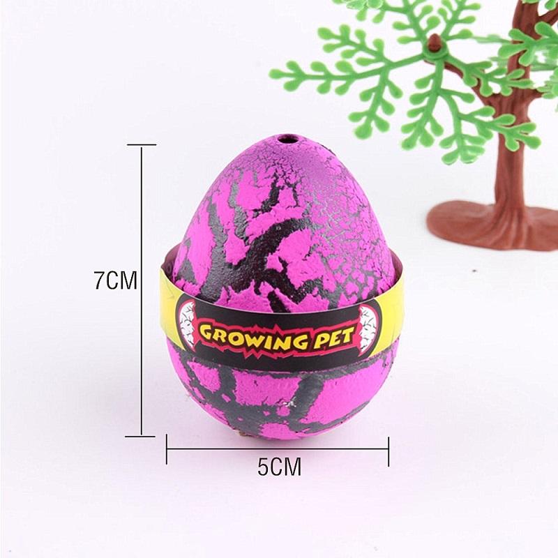 4PCS Dinosaur Eggs Hatching In Water Big Size Water Growing Animal Eggs Dinosaur Grow Egg Novelty Educational Toys for Kids Gift
