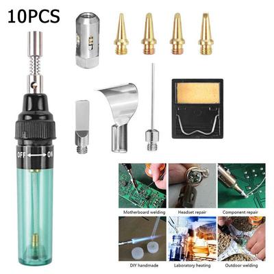 Set Soldering Iron Butane Gas Soldering Iron Cordless Welding Torch