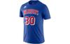 NBA T Shirts Men's Blue Crew Neck Moderate Straight Fit DA7342-401
