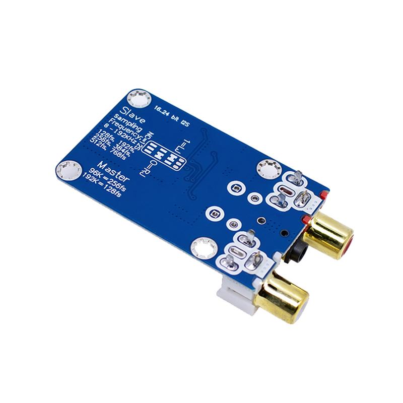 I1S ADC Audioaufnahme-Kartenmodul 11 Bit 191 KHz Stereo-Audio-Erfassungsplatine RCA-Eingang 1,1V-1V Für Raspberry Pi Audio