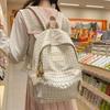 Schoolbag Japanese Ins Style Girl Backpack Female High Value Cute Junior High School Student Schoolbag Female Light Casual Backpack