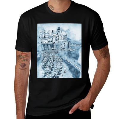 Amalfi Italy Tshirt Functional Casual Short Sleeve Tee