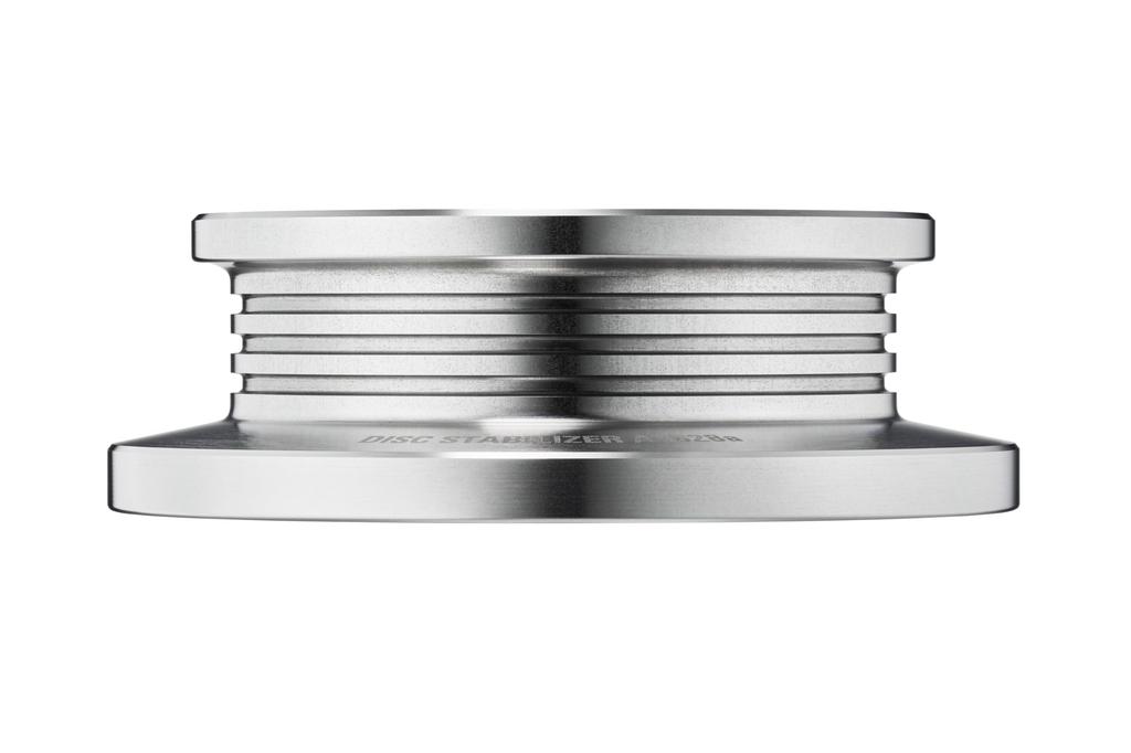 AT628a Disc Stabilizer for Record Stainless Suppresses Unwanted Made in Japan Audio-Technica Players, Steel, Vibrations, Silver,