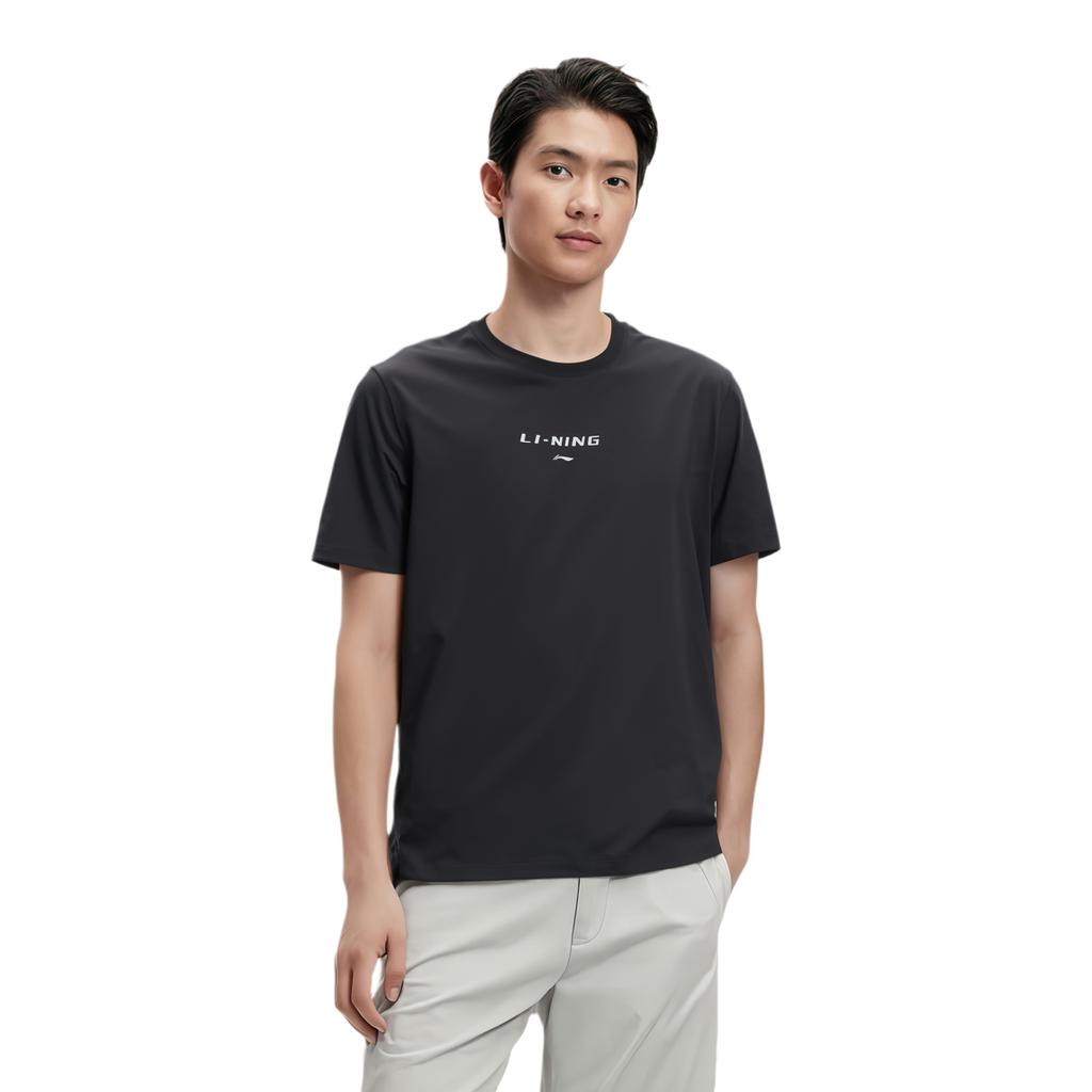Li Ning Fitness Series T Shirt Men's Black ATSV115-1