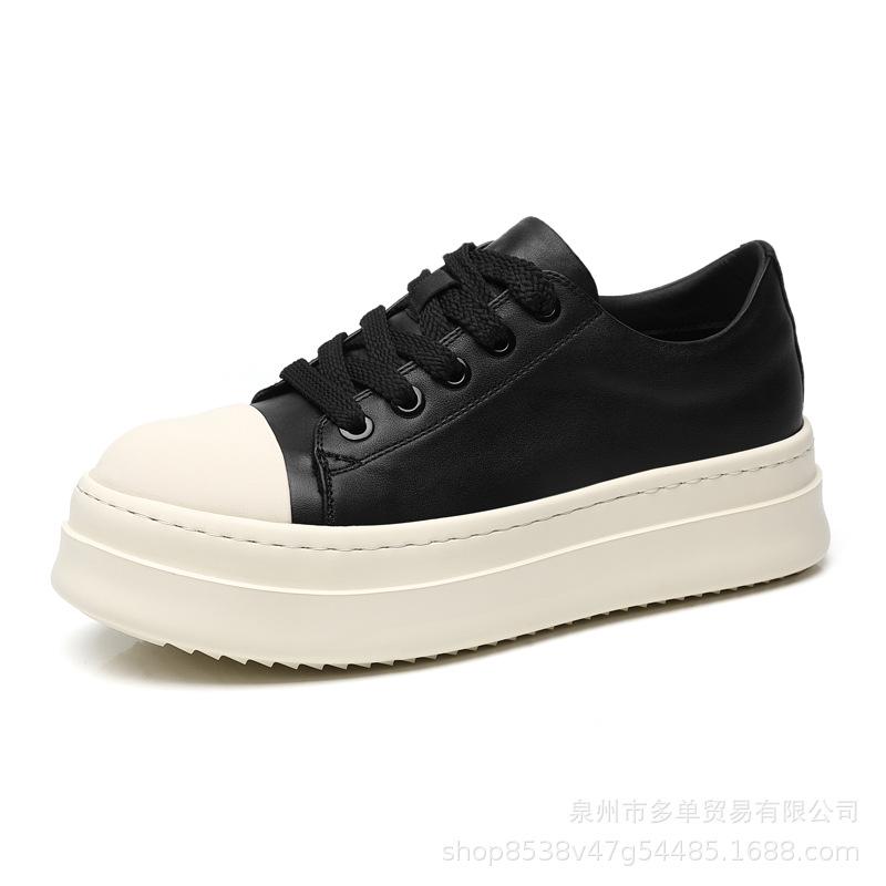 Lightweight casual shoes Original niche outdoor leather board shoes