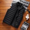 Chaleco Acolchado Casual de Algodón y Plumón para Hombre, Estilo Coreano, Otoño e Invierno