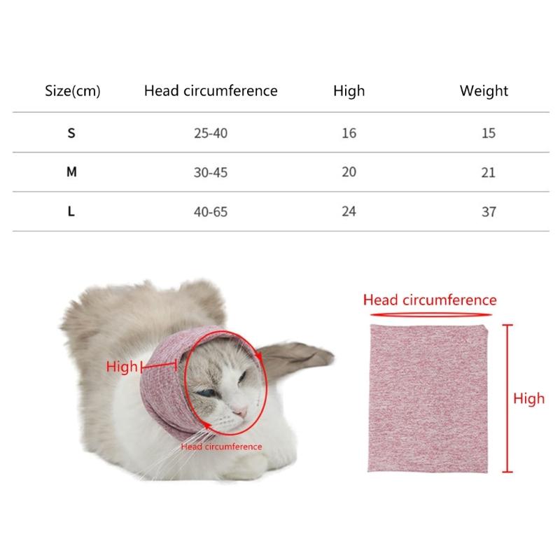 Hoodie for Dogs and Cats Grooming and Force Drying Miracle Tool for Relief Anxiety and Calming Pet Multiple Sizes Pinkj