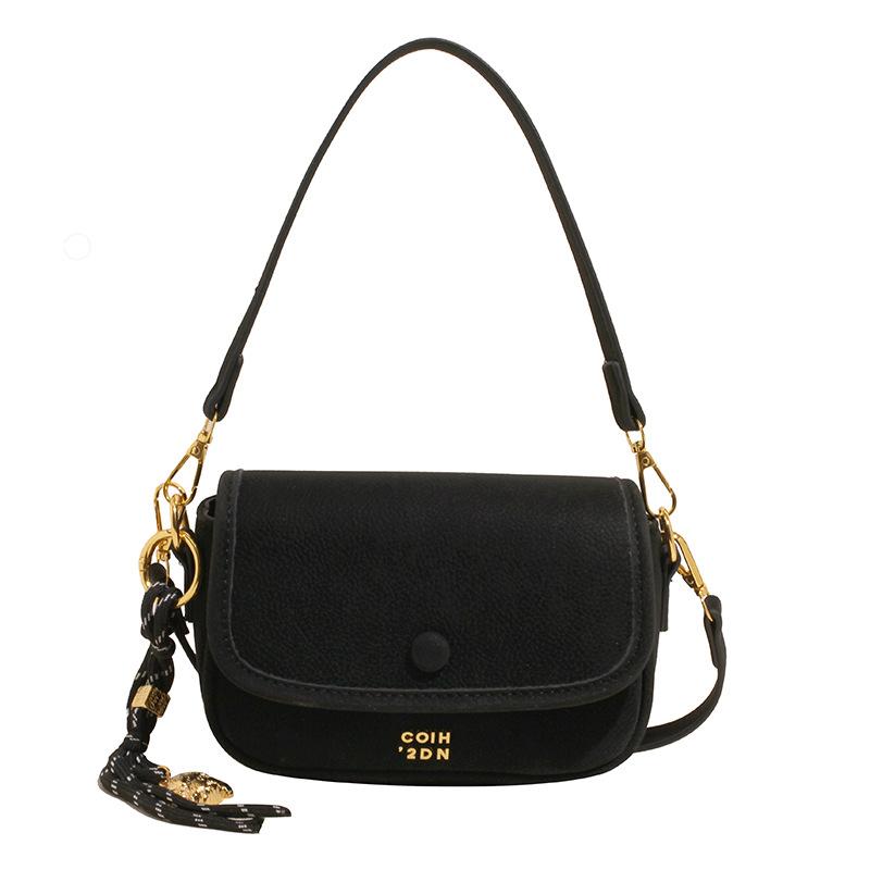 

Новая сумка подмышку Женская модная сумка на плечо Универсальная сумка-мессенджер чёрный