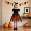 Children's Halloween Witch Vampire Masquerade Cosplay Princess Party Dress