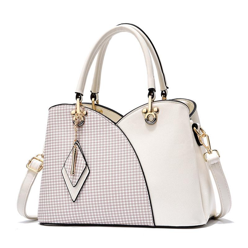 IELGY Ladies Messenger Bag Fashionable Temperament Generous Handbag Large Capacity Color Matching One Shoulder Mother s