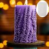 3D Coconut Tree Relief Cylindrical Candle Silicone Mold Beach Tree Resin Molud Palm Tree Flower Relief Handicraft Gypsum Molds