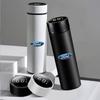 Car Intelligent Thermos Cup Temperature Display Bottle Badge Cover for Ford Mustang Focus Fiesta ST Racing Escape Kuga Transit