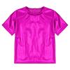 Kids Girls Boys Sparkling Short Sleeve Tops Fashion Round Neck T-shirt Dance Performance Costume